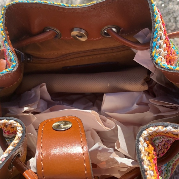 Patricia Nash Civetta Drawstring Spanish zig zag - Picture 10 of 10